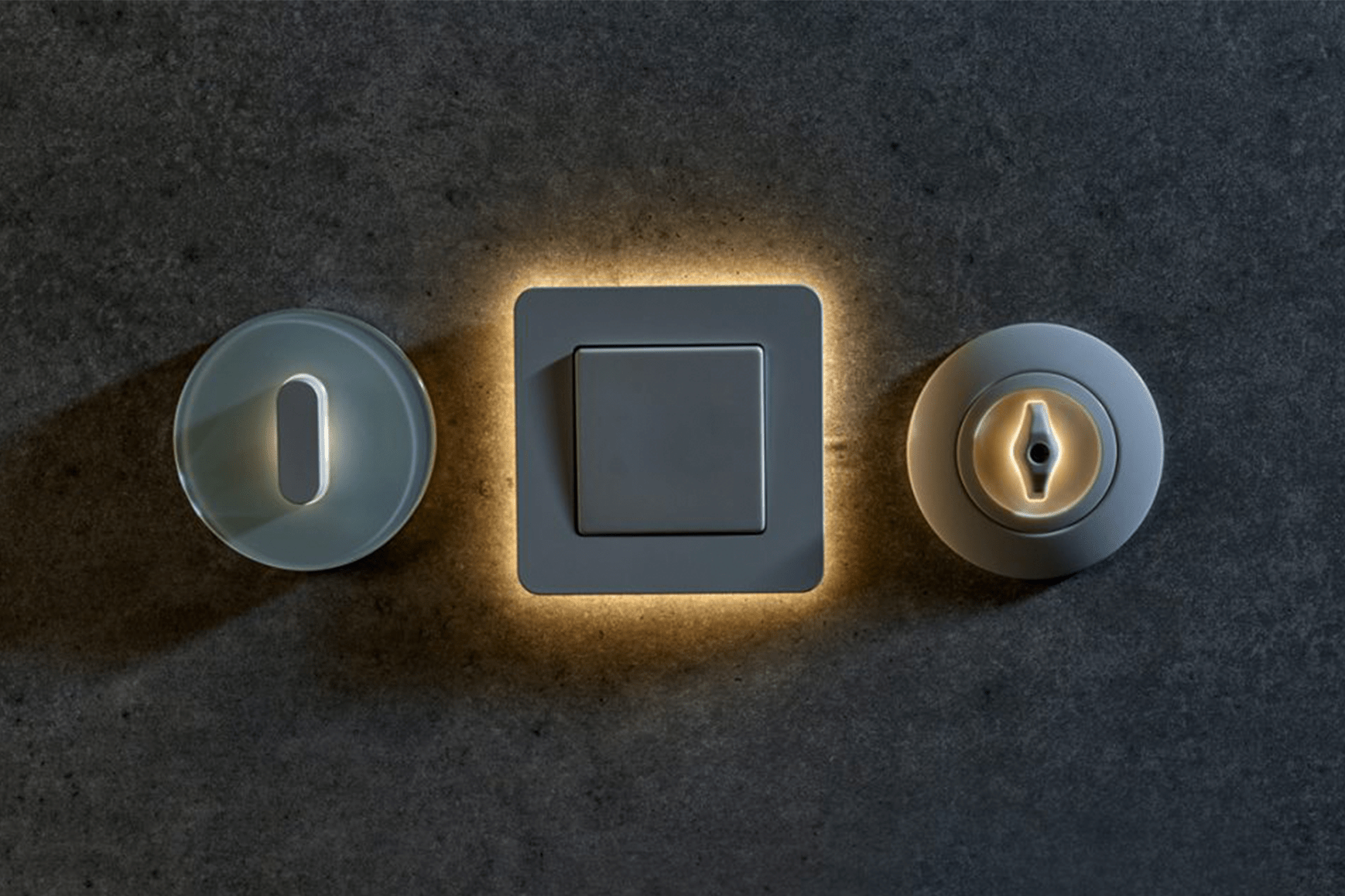 Mentor light guides in Berker's Illuminated switch series