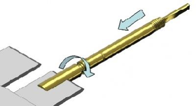 High-Current Contacting of Blade-Connectors