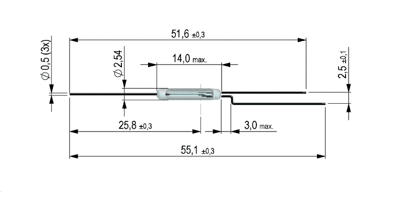 KSK-1C90F Reed Switches